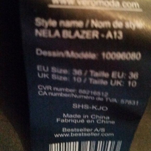 Yas geometric blazer EUC - Picture 4 of 4